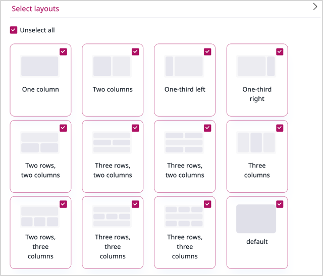 Layouts Layouts