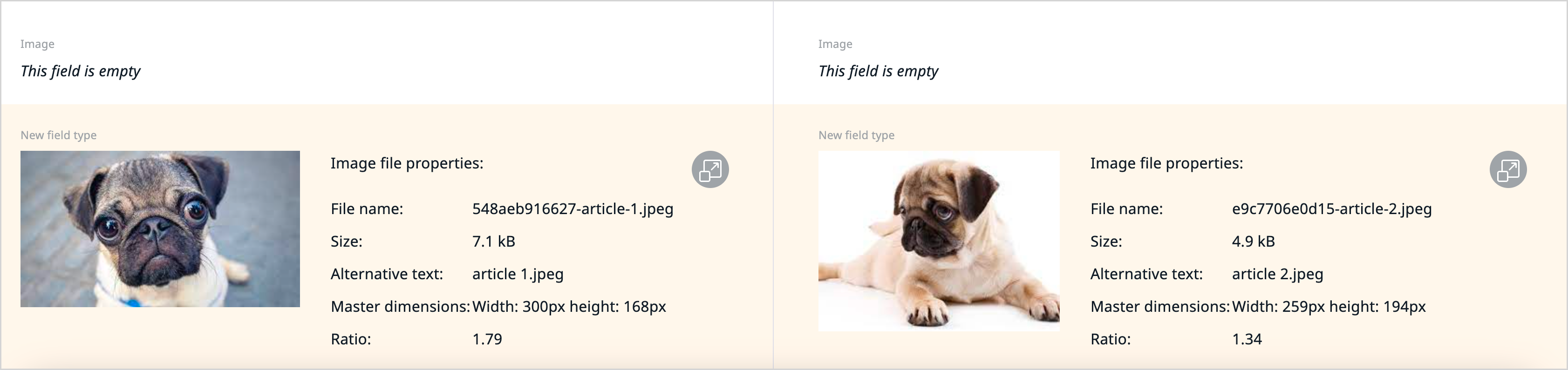 Image comparison Image comparison
